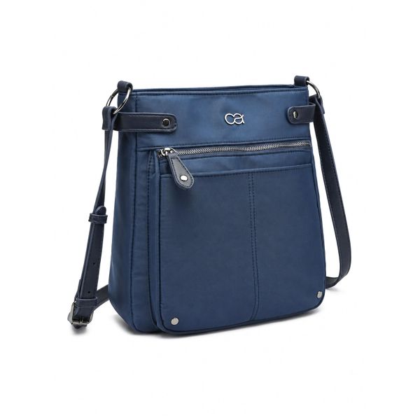 UmhäNgetasche "Styler", Damen, Gr. B/H/T: 29Cm X 28Cm X 13Cm Onesize, Blau, Kunstfaser, Collezione Alessandro, Taschen UmhäNgetasche, Aus Hochwertigem Nylon-image