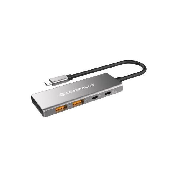 Conceptronic HUBBIES15G 4-Port Usb 3.2 Gen-2 Hub, 10Gbps-image