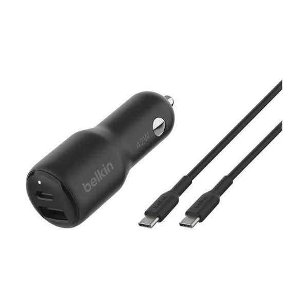 Belkin Boost Charge 42W Dual Kfz Ladeger. Pd/Pps Tech. Ccb005Btbk-image