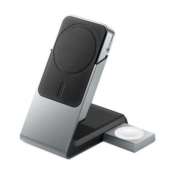 Alogic Matrix+ 3-In-1 Magnetic Charger+Power Bank+Aw Puk Grey-image