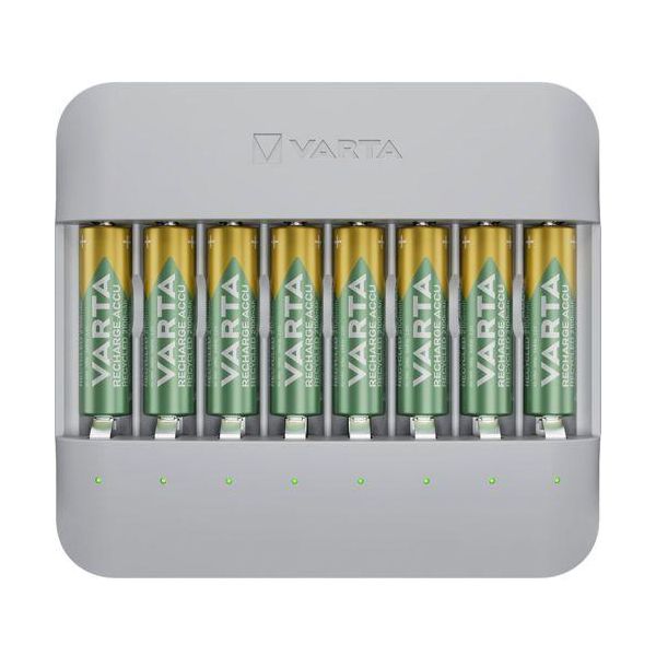 Varta Eco Charger Multi Recycled + 8 X 2100 Mah Aa 57682 101 121-image
