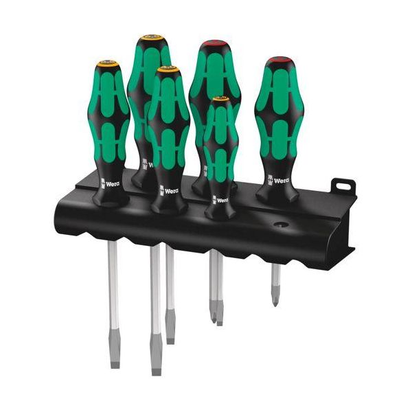 Wera 334 SK/6 Rack Schrauben- Drehers. Kraftform Plus Lasertip-image