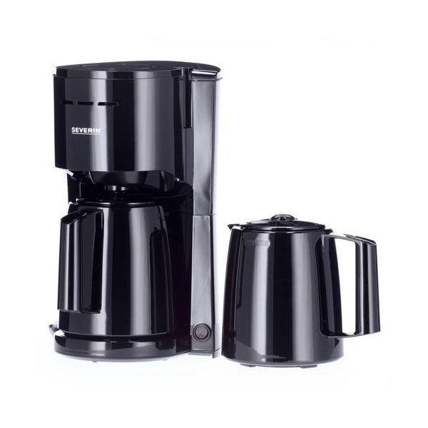 Severin Ka 9307 Schwarz Filterkaffeemaschine M.2 Kannen-image