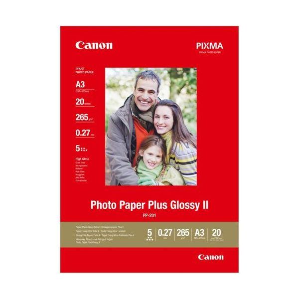 Canon PP-201 A 3 20 Blatt 265 G Photo Paper Plus Glossy Ii-image