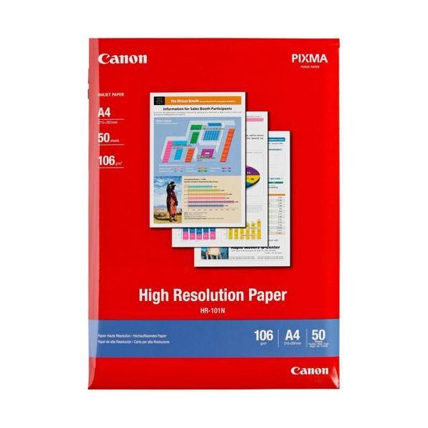 Canon HR-101 N A 4, 50 Blatt Fotopapier 106 G-image