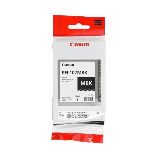 Canon PFI-107 Mbk Tinte Matt Schwarz-image