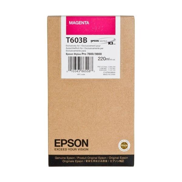 Epson Tintenpatrone Magenta T 603 220 Ml T 603B-image
