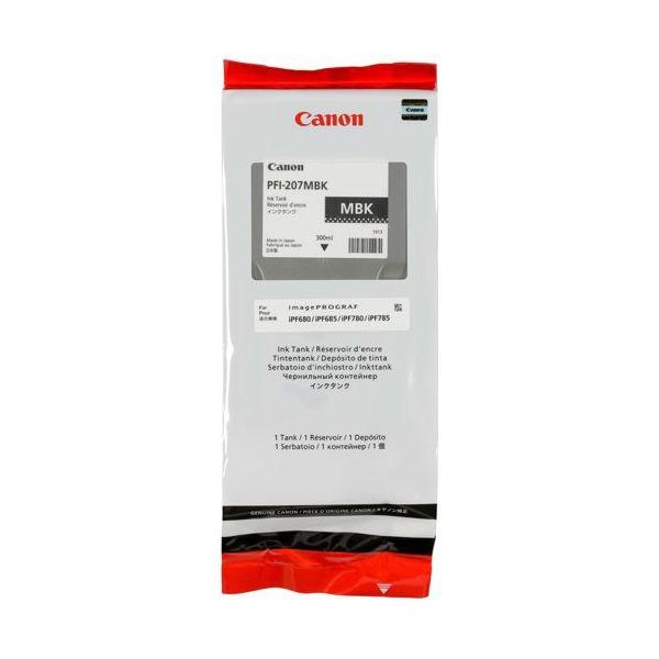 Canon PFI-207 Mbk Tinte Matt Schwarz-image