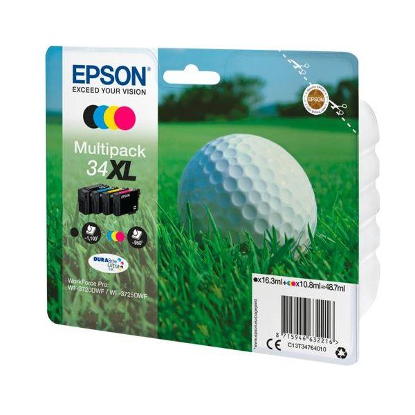 Epson Durabrite Ultra Multipack (4 Farben) 34 Xl T 3476-image