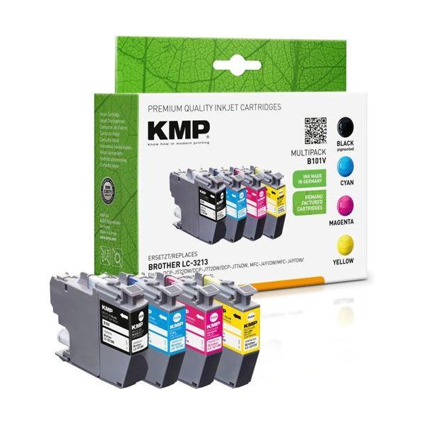 Kmp B101V Vorteilspack Bk/C/M/Y Kompatibel Mit Brother LC-3213-image