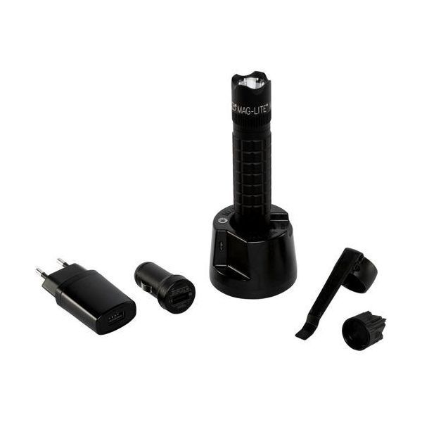 Maglite Mag-Tac Rechargeable Plain Bezel Schwarz-image