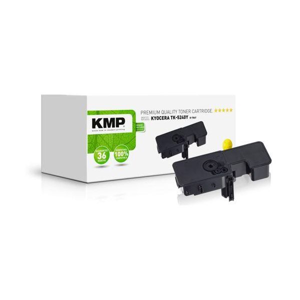 Kmp K-T84Y Toner Yellow Kompatibel Mit Kyocera TK-5240 Y-image