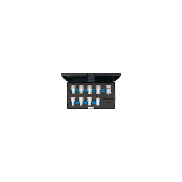 SteckschlüSsel-Satz 1/2" AußEn-Sechsrund E10-E24, 9-Teilig E10 - E24"-image