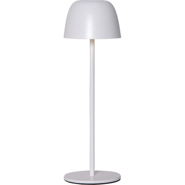 Led Tischleuchte "Tischlampe Ronda", Weiß, B:11Cm H:34,5Cm L:11Cm T:11Cm Ø:11Cm, Parforce Traditional Hunting, Leuchten, Led Tischleuchte, Akku-Tischleuchte, Touch-Dimmer, Usb-C-Ladekabel, FüR Innen Und AußEn-image