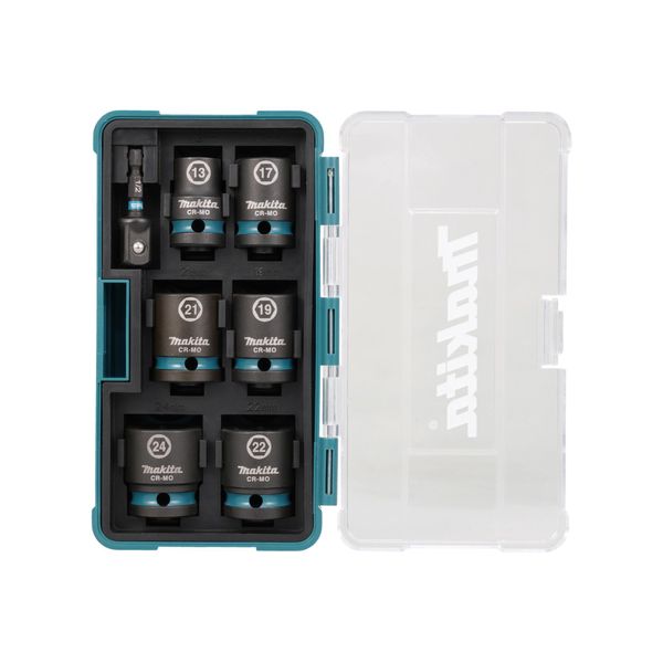 Makita Schlagnuss-Set 7-Tlg. 1/2 Impact Black (E-16592)-image