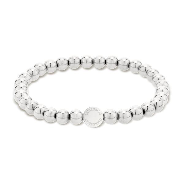 Armband Liebeskind Berlin "New Beads", Edelstahlfarben, ArmbäNder, Damen, 18Cm, Edelstahl, Armband-image