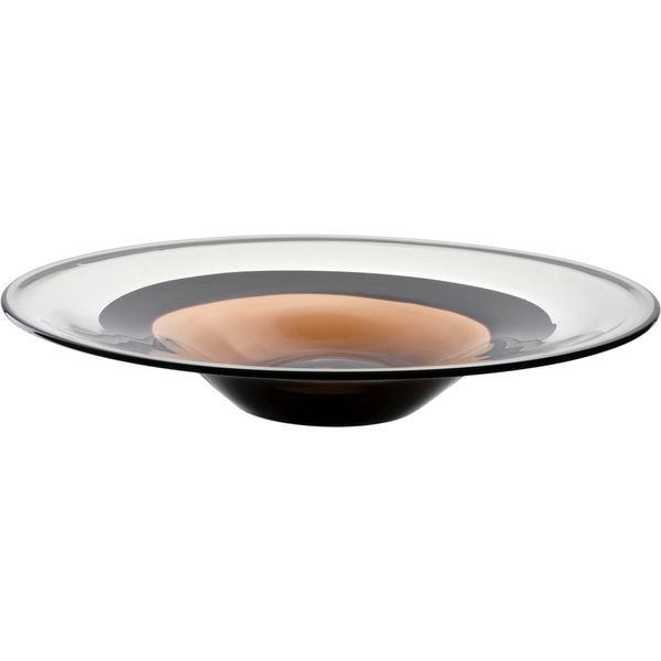 Dekoschale Leonardo "Gk/Schale 40 Corso Sabbia", Bunt (Mehrfarbig), B:40Cm H:10Cm T:40Cm, Glas, Dekoschalen-image