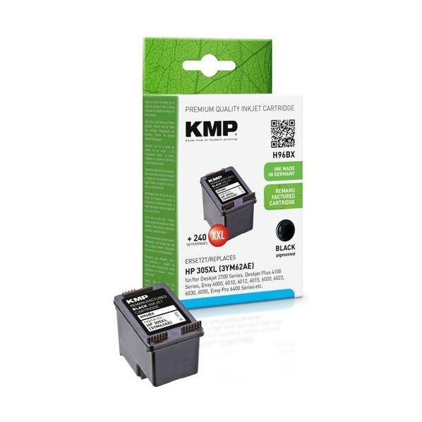 Kmp H96BX Tintenpatrone Schwarz Kompatibel Mit Hp 3YM62AE-image