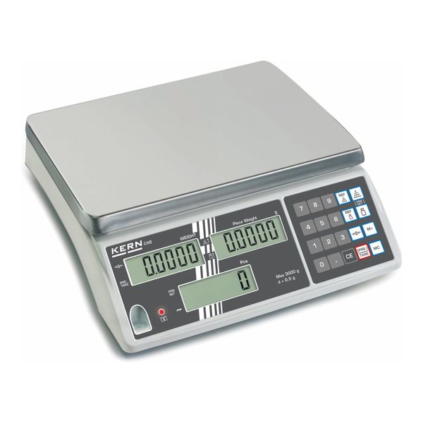 Kern ZäHlwaage Cxb 6K0.5+C Kalibriert, WäGebereich 6000 G, Ablesbarkeit 0,5 G ; Kern & Sohn)-image