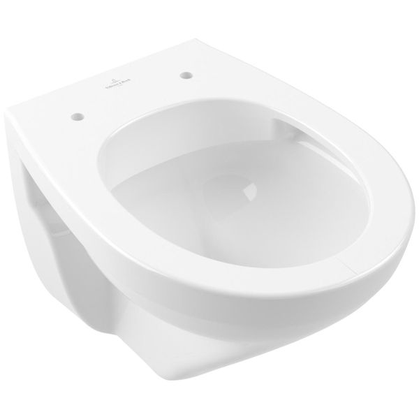 Villeroy & Boch O.Novo TiefspüL-Wc Compact SpüLrandlos, Mit Directflush, Weiß Alpin 7667R001-image