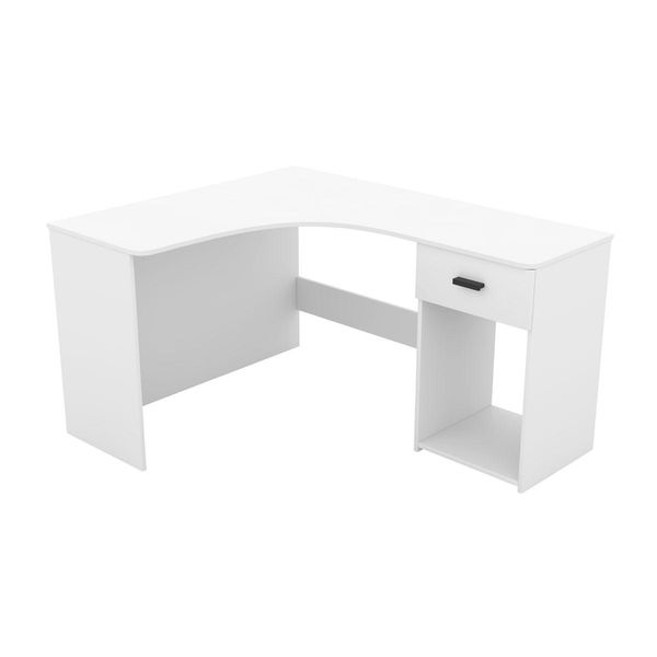 Schreibtisch Cantone 155X125X75 Cm BüRotisch Computertisch, Weiß-image