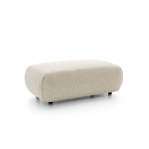 Masseno Sitzhocker Zest, Modern Polsterhocker, FußHocker Creme-image
