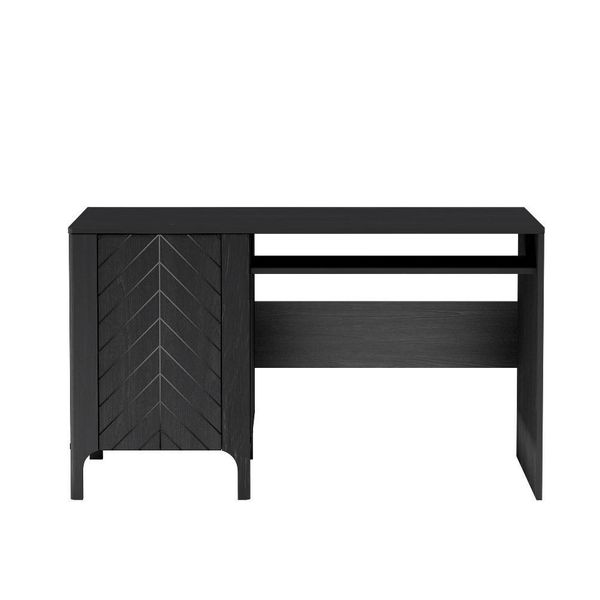 Schreibtisch Alicante 135X60X77,5 Cm BüRotisch Computertisch, Schwarz-image
