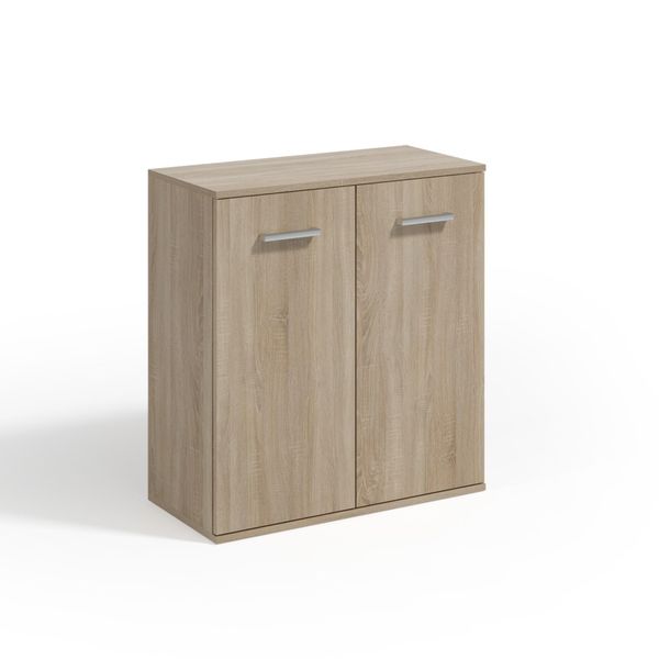 Kommode Giacomo Iv 75/85/33 Cm Mit 2 TüRen Sonoma Eiche-image