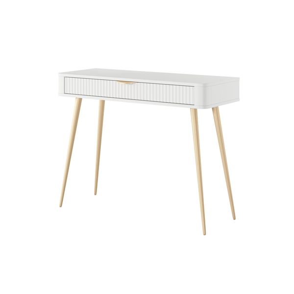 Konsolentisch Lantana 100,2/78/38 Cm Mit Schubladen, Weiß-image