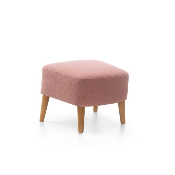 Masseno Sitzhocker Ryze, Modern Polsterhocker, FußHocker Rosa-image