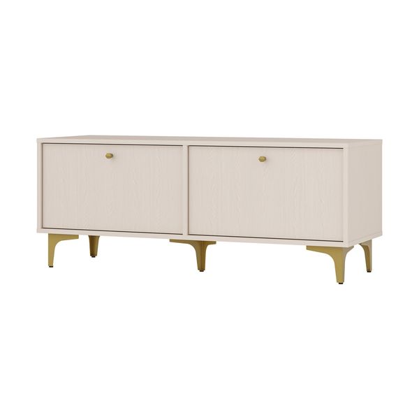 Lowboard Torino 120,6X40,8X48,5 Cm Mit 2 TüRen Beige-image