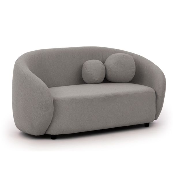 2-SITZER-SOFA Roundi Grau Bouclé-image