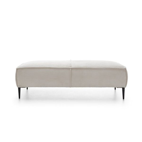 Masseno Sitzhocker Duna, Modern Polsterhocker, FußHocker Creme-image