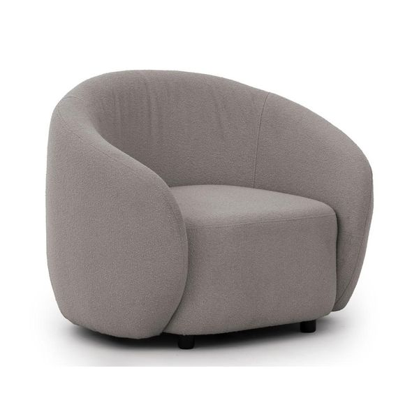 Sessel Roundi Grau Bouclé-image
