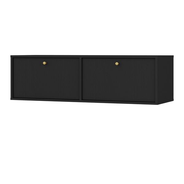 Lowboard Torino 120,6X40,8X35 Cm Mit 2 TüRen Graphitfarben-image