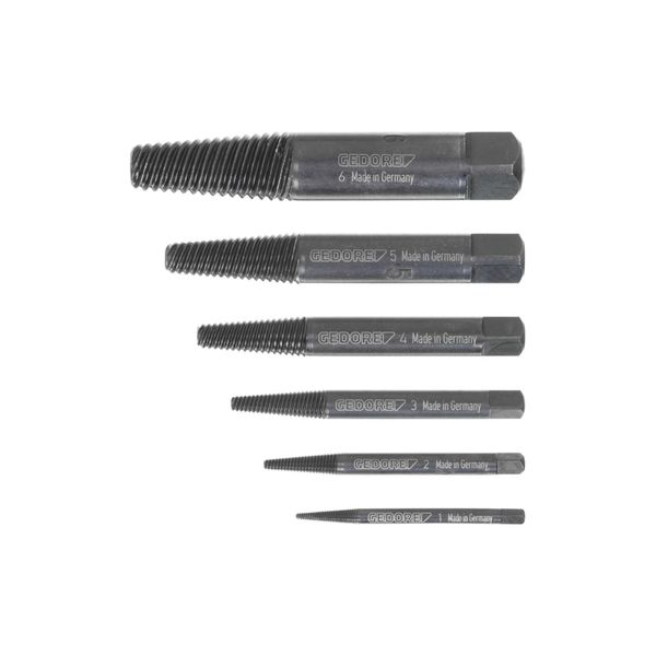 Gedore 8551-66 Schraubenausdreher-Satz 6-Teilig M3-M24 (6759700)-image