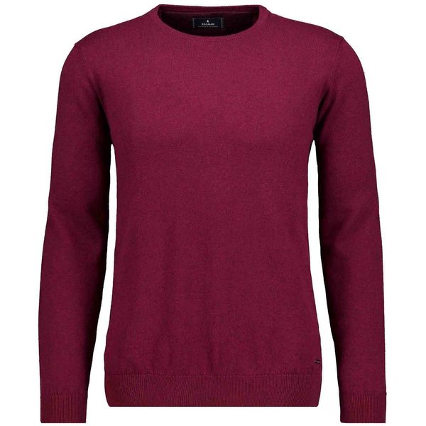 Rundhalspullover Ragman, Herren, Gr. 54, Portwein, 696, Strick, 95% Baumwolle 5% Kaschmir, Rundhals, Pullover Rundhalspullover-image