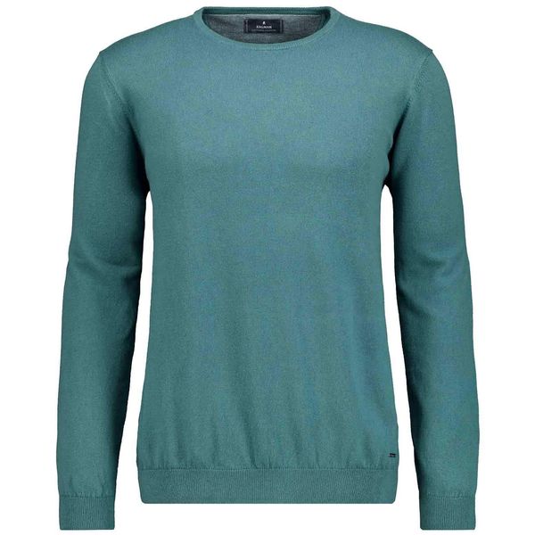 Rundhalspullover Ragman, Herren, Gr. 56, GrüN, 382, Strick, 95% Baumwolle 5% Kaschmir, Rundhals, Pullover Rundhalspullover-image