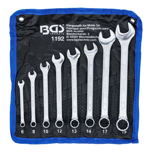 Bgs Maul-RingschlüSsel-Satz Sw 6 - 19 Mm 8-Tlg. ; Bgs Technic (1192)-image