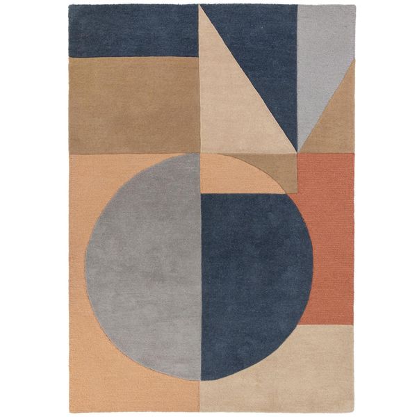 Wollteppich Geometrisch Pastell-Bunt 200 X 290 Cm - Deben Kadima-image
