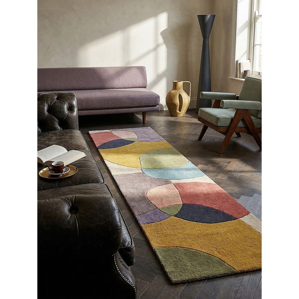 Wollteppich Hoch-Tief Bunt 160 X 230 Cm - Aire Kadima Design-image