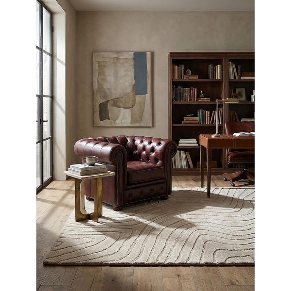 Wollteppich Abstrakt Beige 200 X 290 Cm - Leven Kadima Design-image