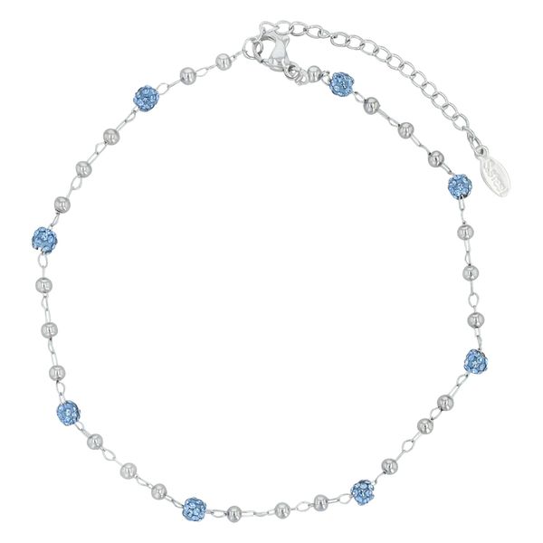 KettenanhäNger Adelia´S "Damen AnhäNger Aus Edelstahl Mit Perle", Blau (Silber), SchmuckanhäNger, Damen, Edelstahl, KettenanhäNger, Ideal Als Geschenk FüR Besondere AnläSse-image