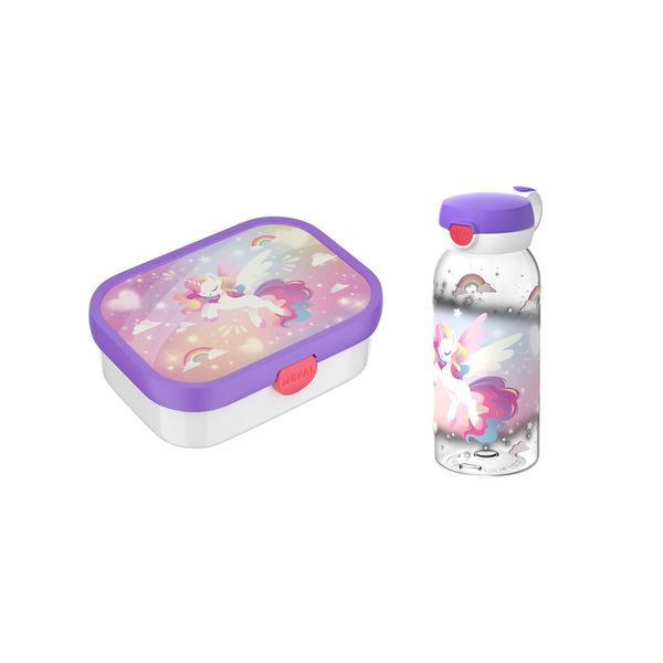 Mepal Lunchset (Flasche Mit Klappdeckel) Campus 600 Ml + 750 Ml 2-Tlg.-image