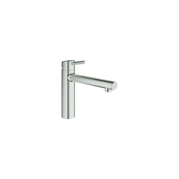Grohe SpüLtisch-Einhebelmischer Concetto Supersteel, Mittelhoher Auslauf (31128DC1)-image