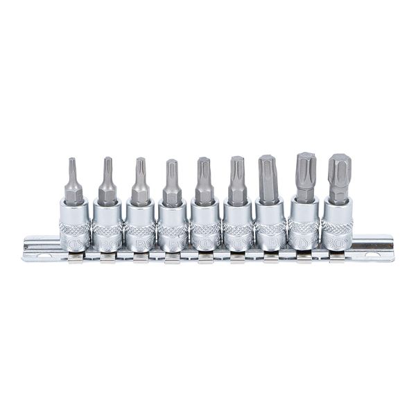 Bgs Bit-Einsatz-Satz Antrieb Innenvierkant 6,3 Mm T-Profil (FüR Tx) T10 - T50 9-Tlg. ; Bgs Technic (2164)-image