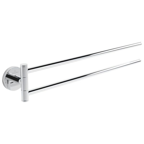 Villeroy & Boch Handtuchhalter Zweiarmig Elements - Tender 53X427X80Mm Chrom TVA15103800061-image