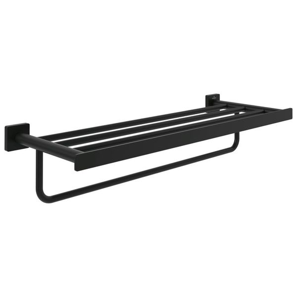 Villeroy & Boch Handtuchablage Elements - Striking 595X224X45Mm Matt Black TVA152006000K5-image