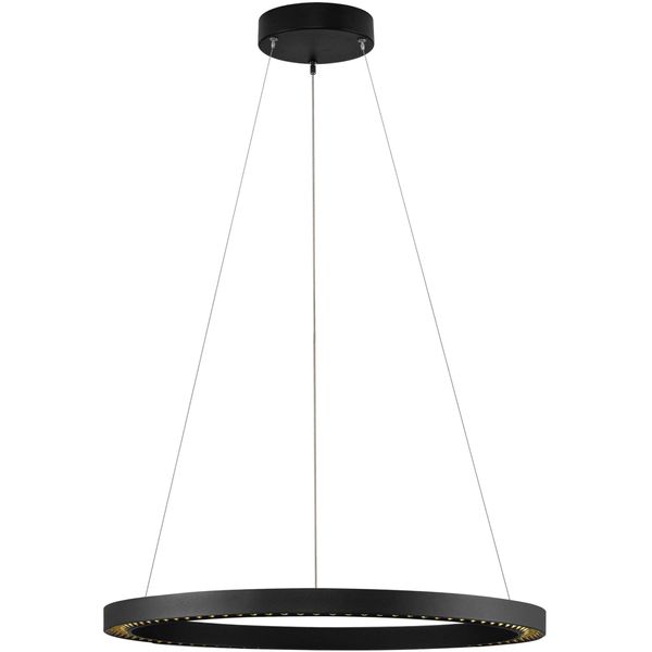 Nova Luce Pendelleuchte "Deos", Schwarz, 1, Ø 65Cm H: 300Cm, 1 Stk., Leuchten, Pendelleuchte-image