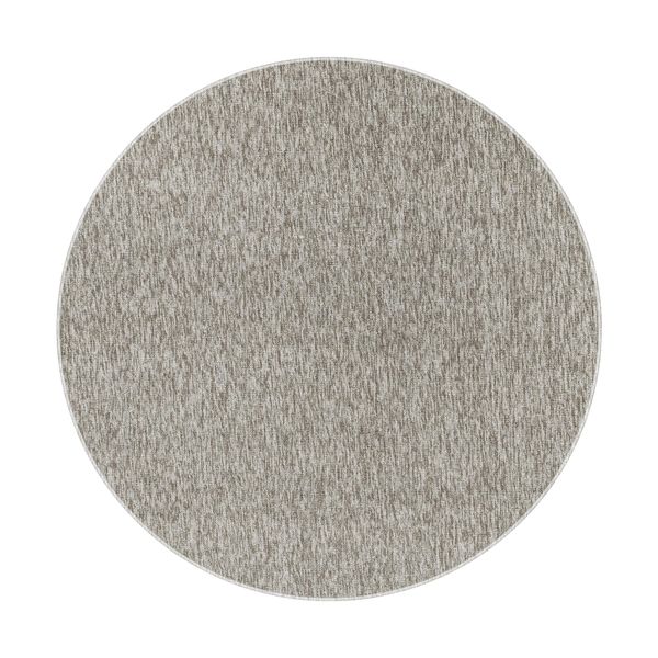Teppich Kurzflor Ammer In Beige, Einfarbig, Ø 160 Cm-image